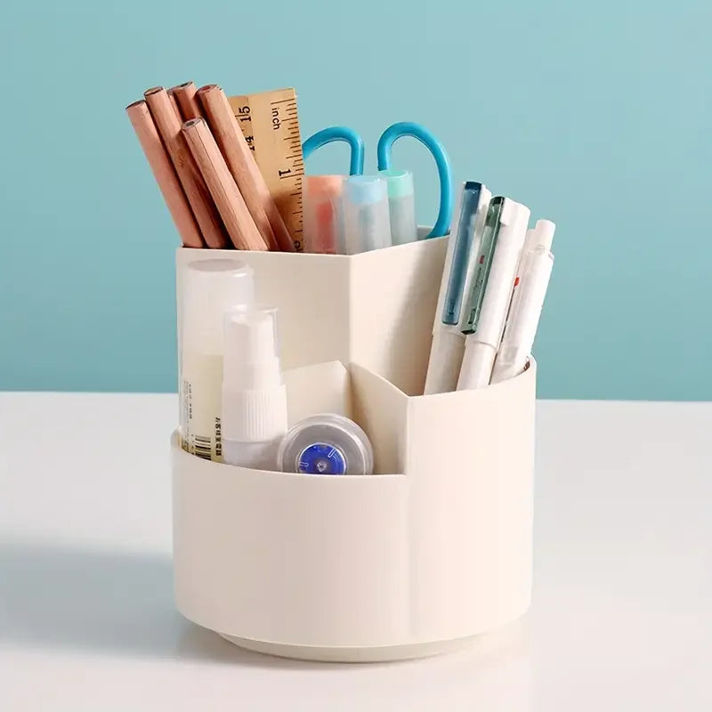 Makeup Brush Holder 360° Rotating Desktop