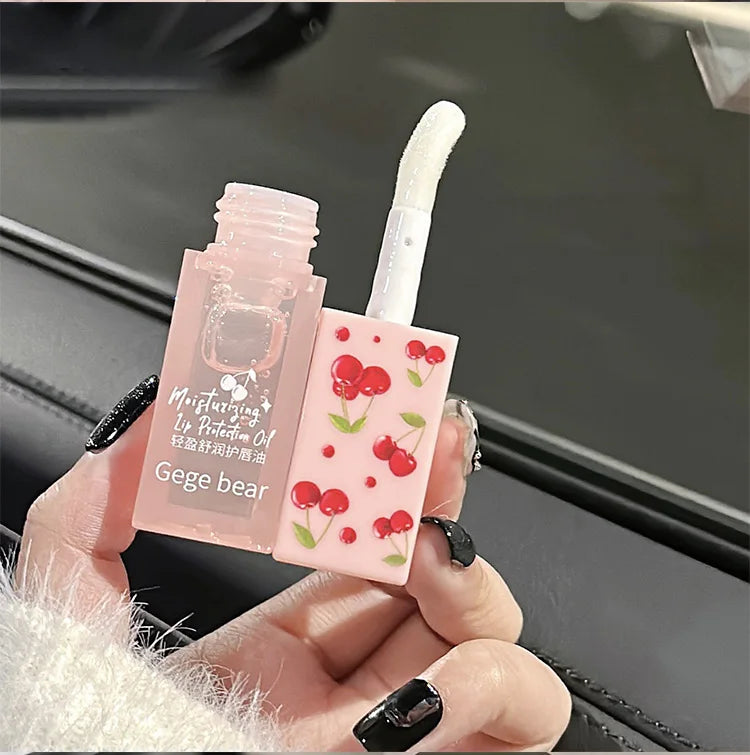 Cherry Hydrating Lip Balm and Lip Oil Set