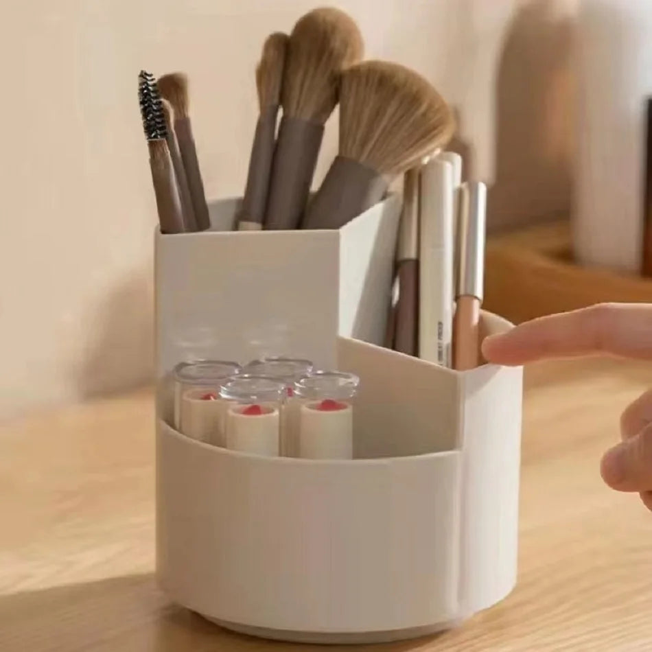 Makeup Brush Holder 360° Rotating Desktop