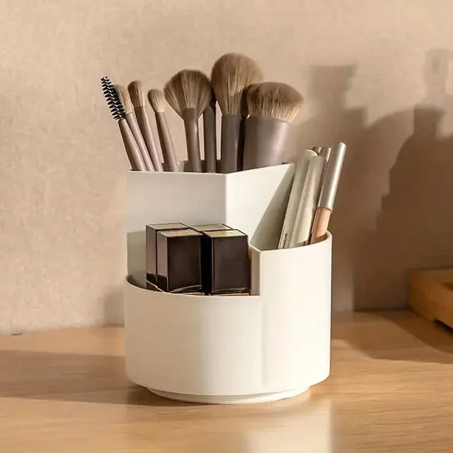 Makeup Brush Holder 360° Rotating Desktop