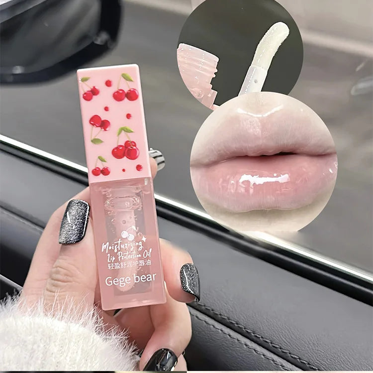 Cherry Hydrating Lip Balm and Lip Oil Set