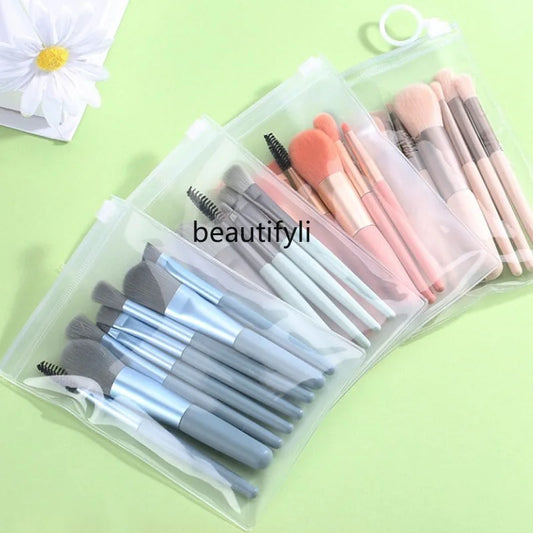 8 Makeup Brush Set Beginner Beauty Tool Student Short Handle Soft Brush